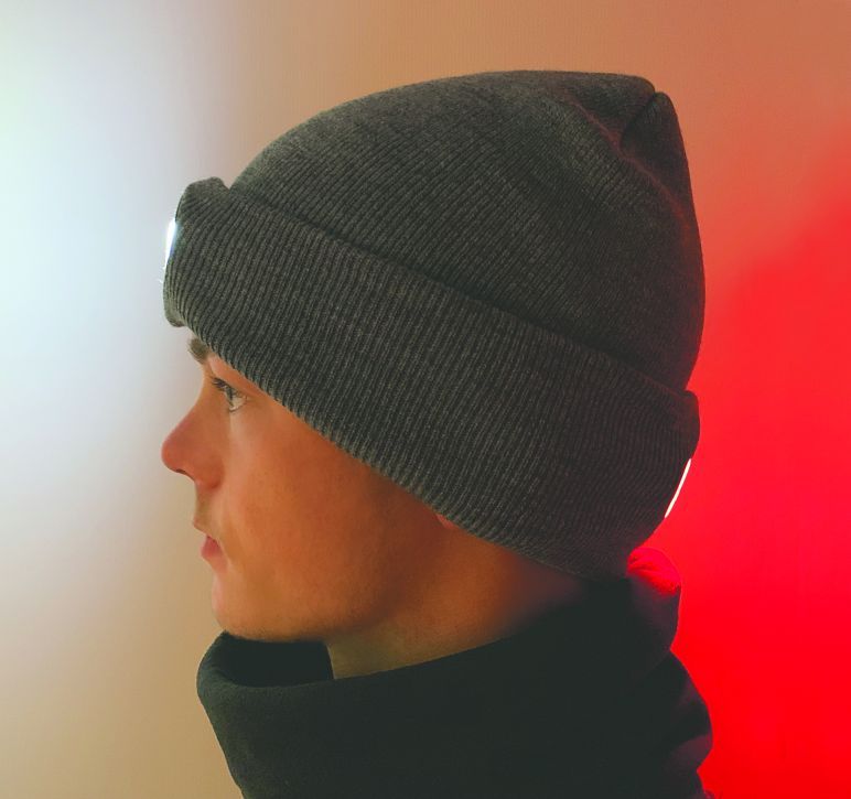 Strikhue/pandelampe - m/Genopl. LED for- og baglys