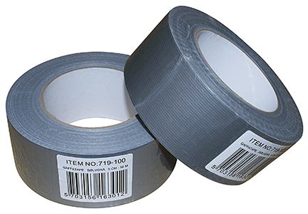 Gaffatape sølvgrå 5 cm - 50 m