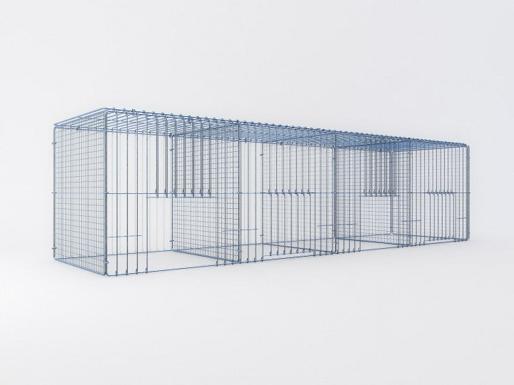 Udstillingsbur Dværghøns - 4 Rum