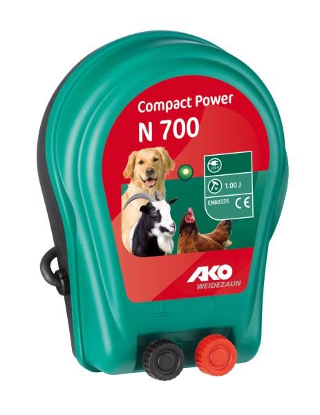 Plasthegn - Spændingsgiver til Elhegn - Compact Power - 230V - Lille