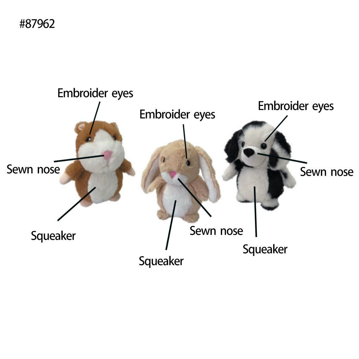 Party Pets Carrot Rabbit 20 cm