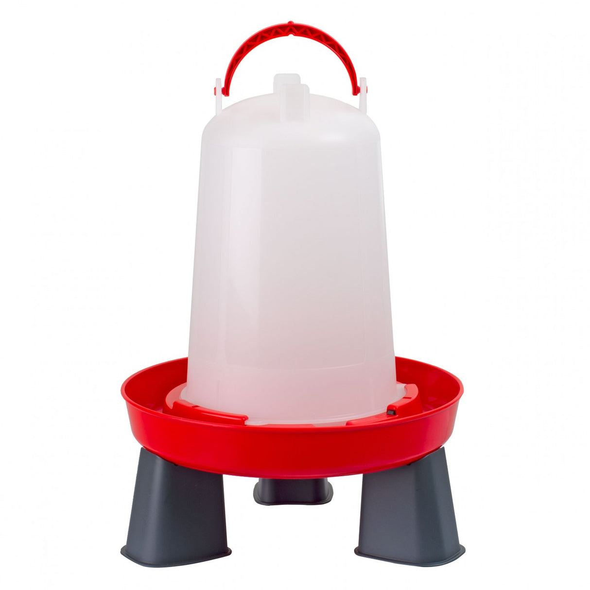 Vandautomat til høns DISKO - Rød - 3 L Med ben