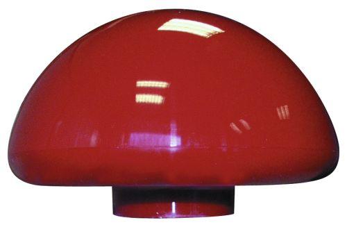 Flagknop rød plast - 13 cm