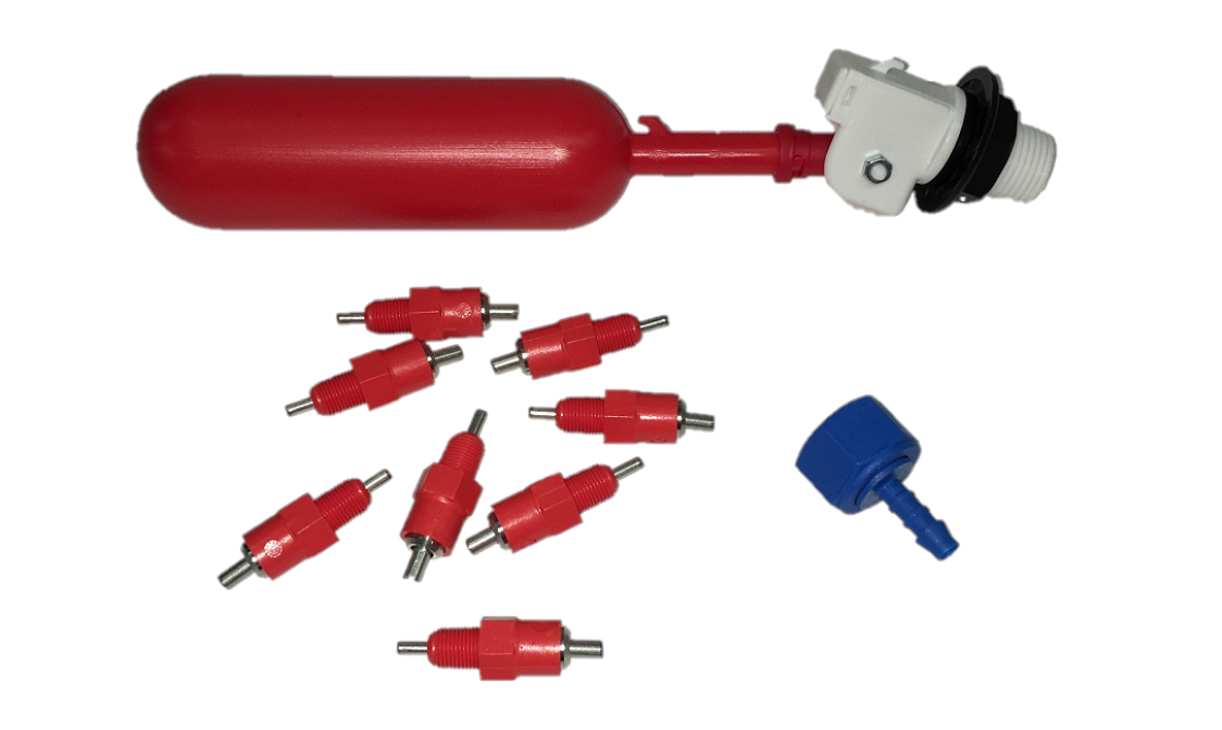 Nippelvandaut. m/8 nipler "Gør-det-selv" set