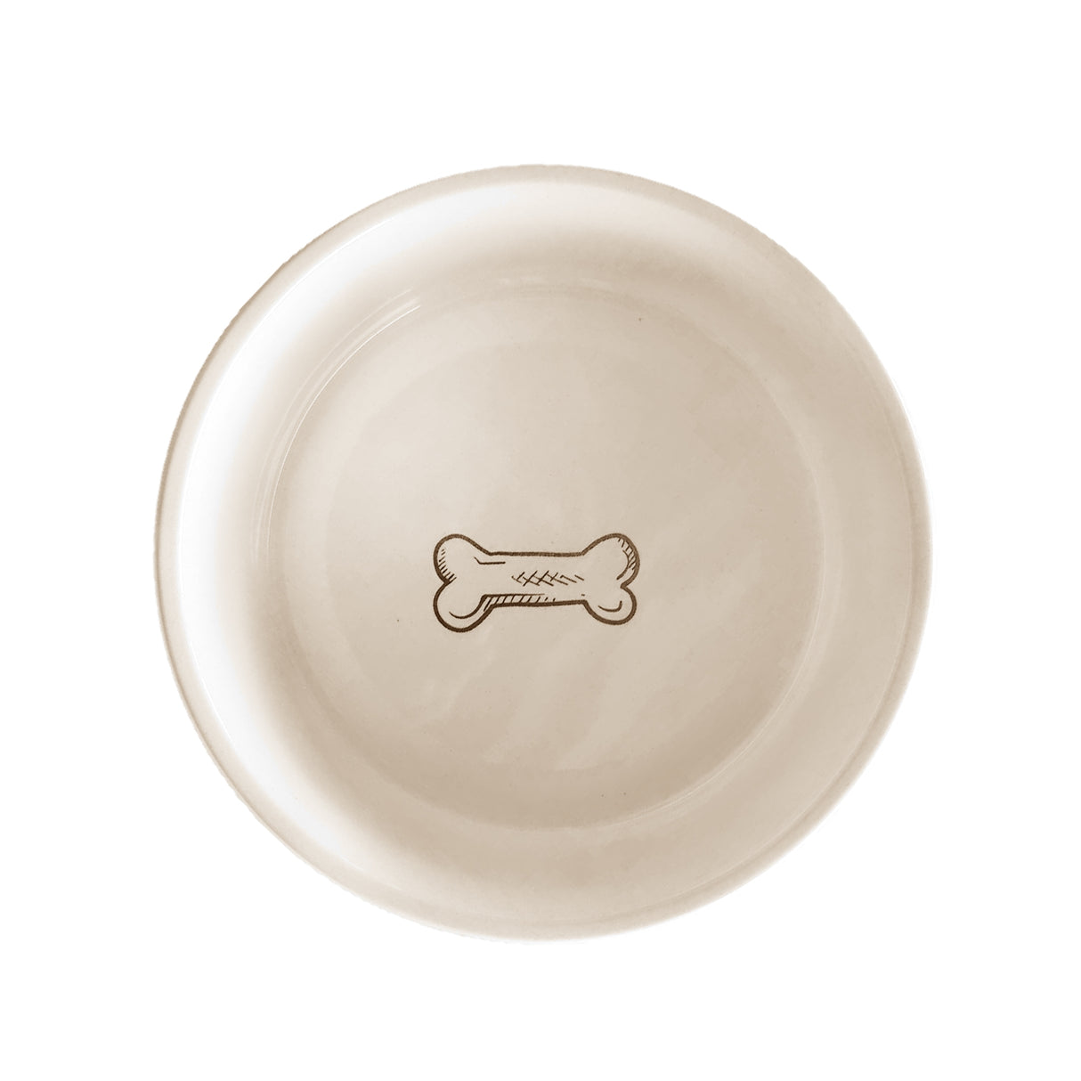 Farm dog food bowl 6 grey