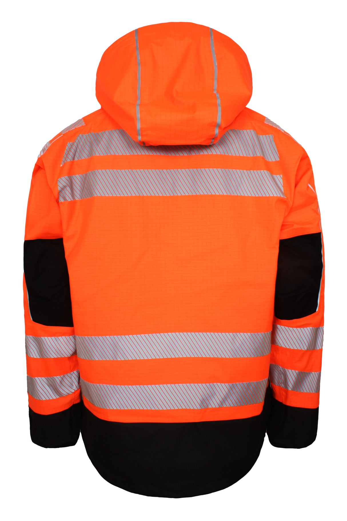 Multinorm Hi-Vis jakke i kraftig rivfast kvalitet - Hi-Vis Orange / Sort