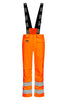 Multinorm Hi-Vis bukser i kraftig rivfast kvalitet med foer - Hi-Vis Orange