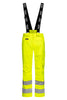 Multinorm Hi-Vis bukser i kraftig rivfast kvalitet med foer - Saturn Gul