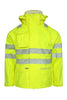Multinorm Hi-Vis jakke i kraftig rivfast kvalitet til kvinder - Saturn Gul