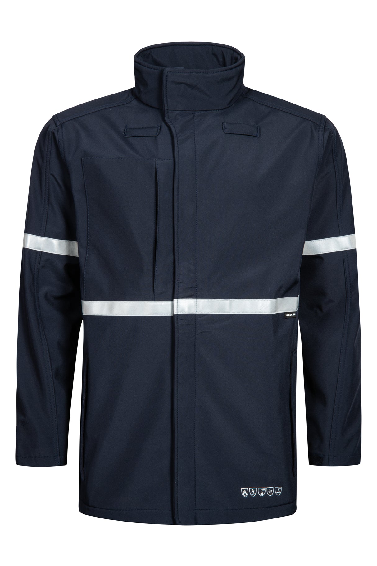 Multinorm softshell jakke i 3-lags kvalitet - Navy