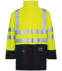 Multinorm Hi-Vis jakke i ekstra kraftig PVC kvalitet - Saturn Gul / Navy