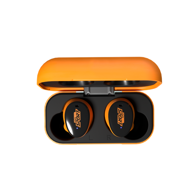 ISOTunes høreværn - FREE Sport Caliber - Orange EN352