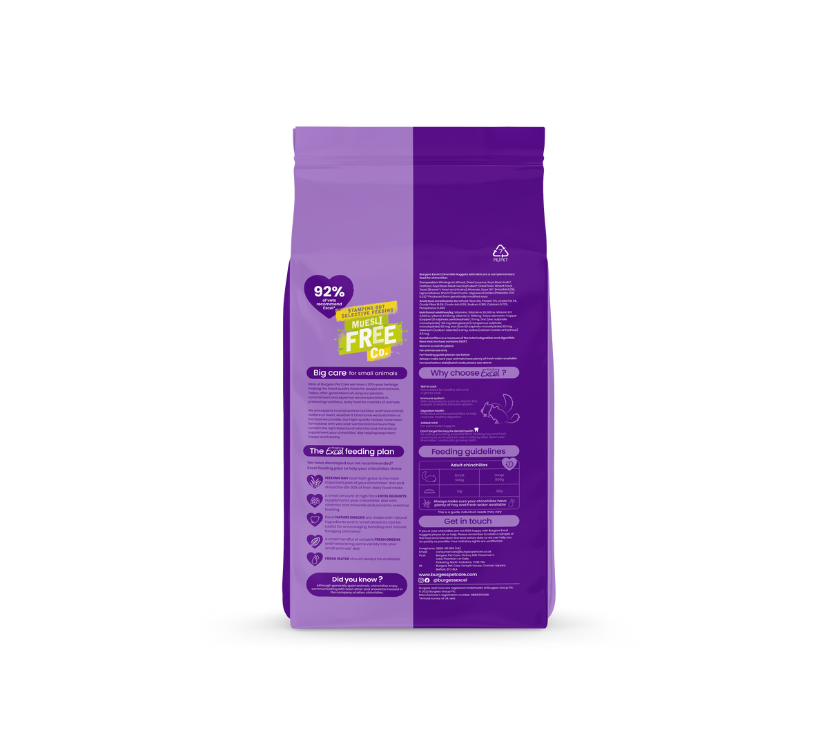 Excel Chinchilla 1,5 kg