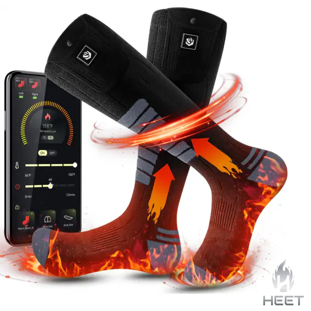 Strømper med varme PRO 2 + APP HEET