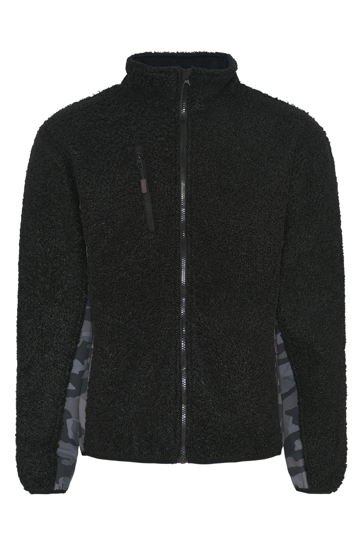 Pilefleece jakke - Sort