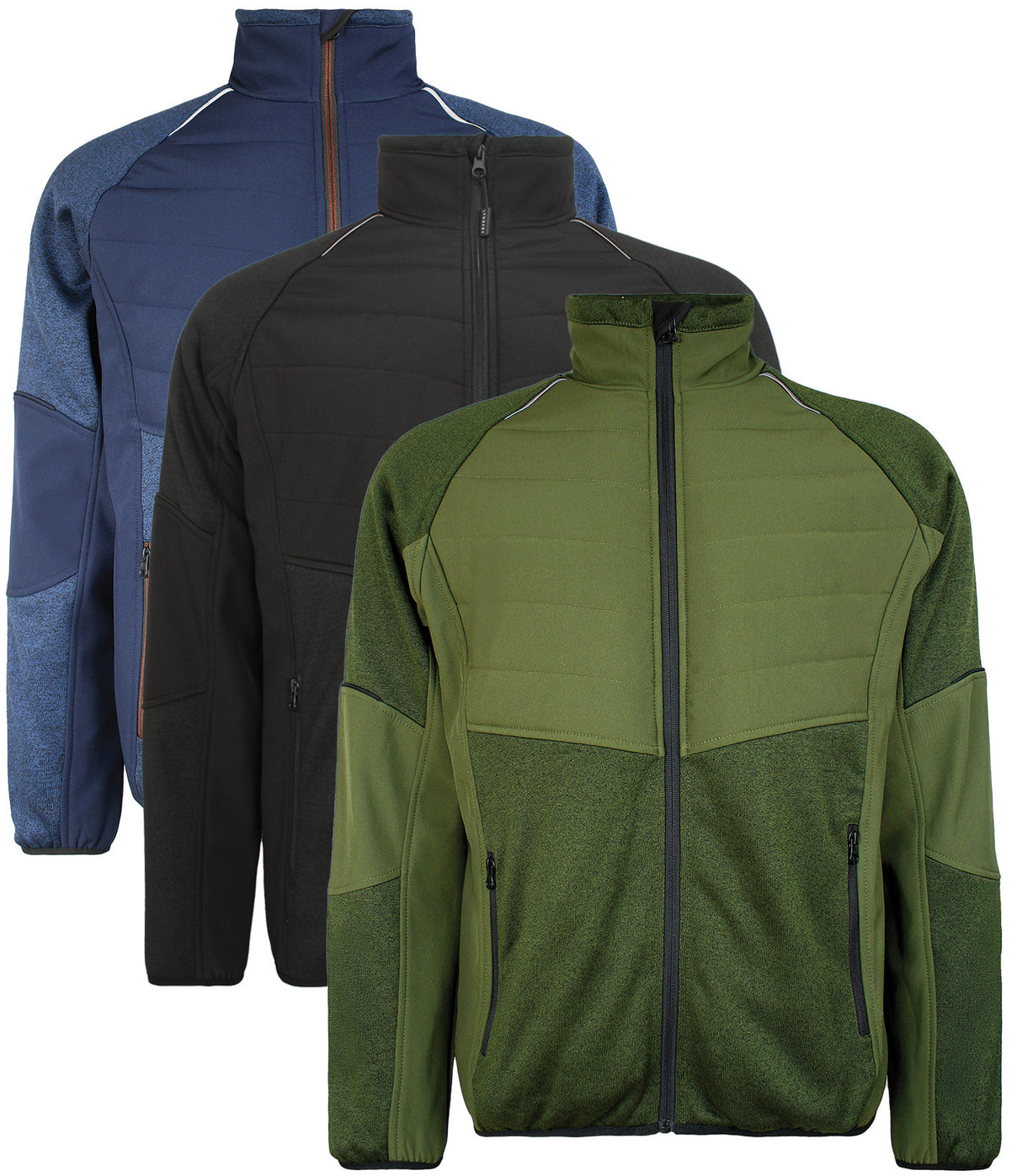 Strikket jakke - Navy