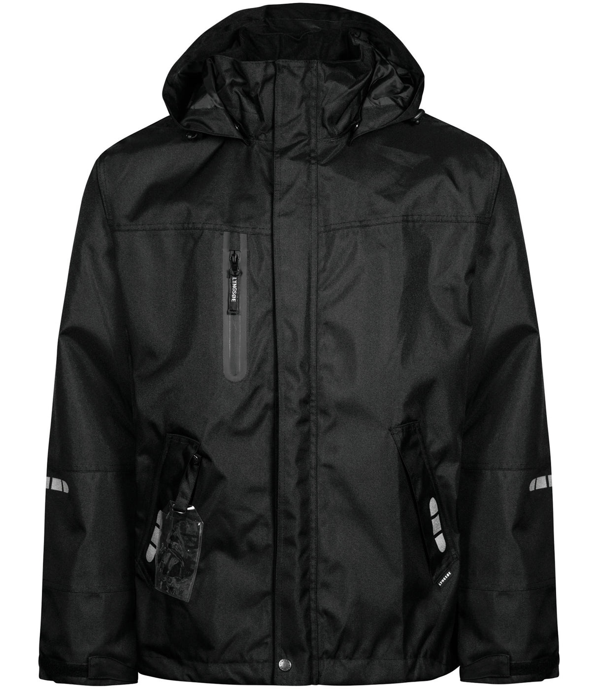 Åndbar skaljakke i robust og slidstærk håndværker kvalitet - Sort