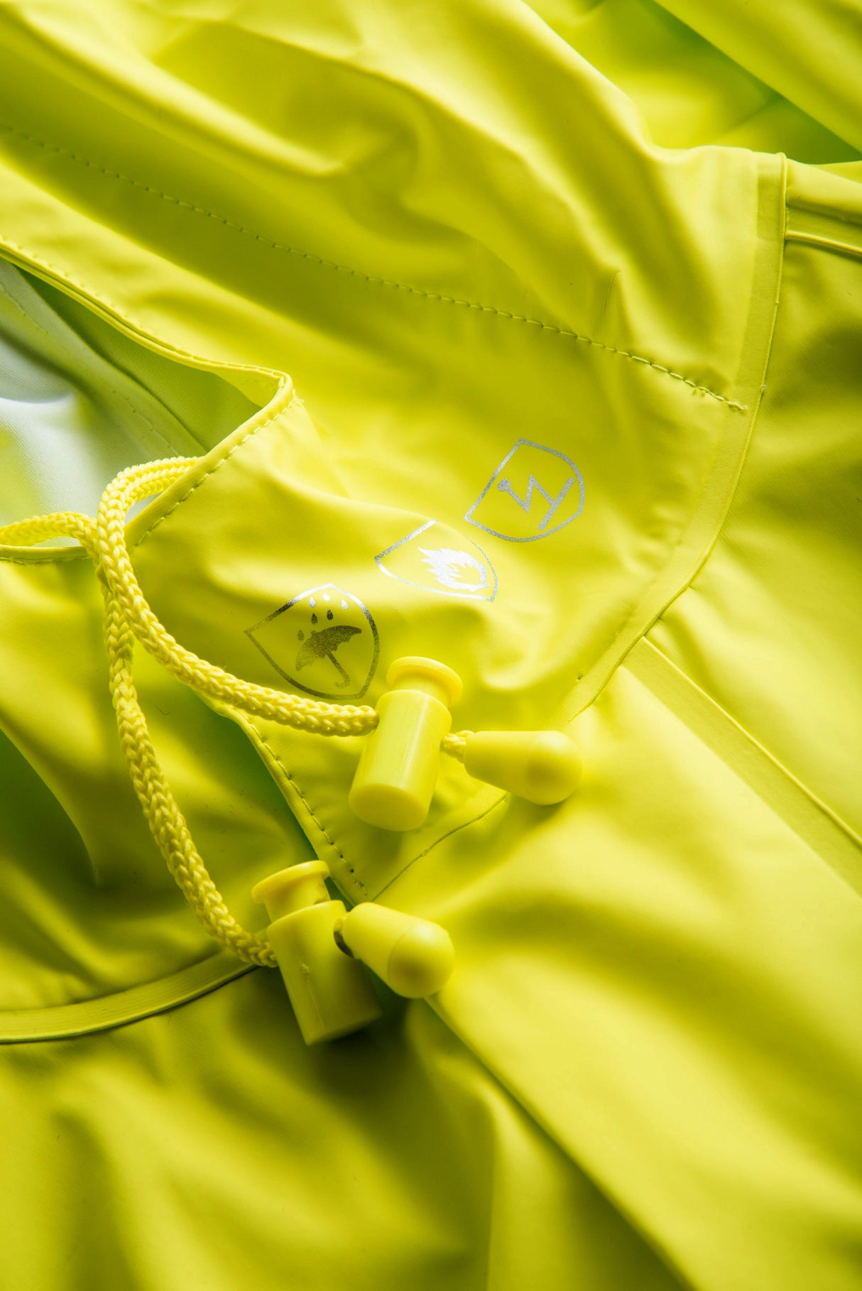 Brandhæmmende regndragt i PU kvalitet - Saturn Gul