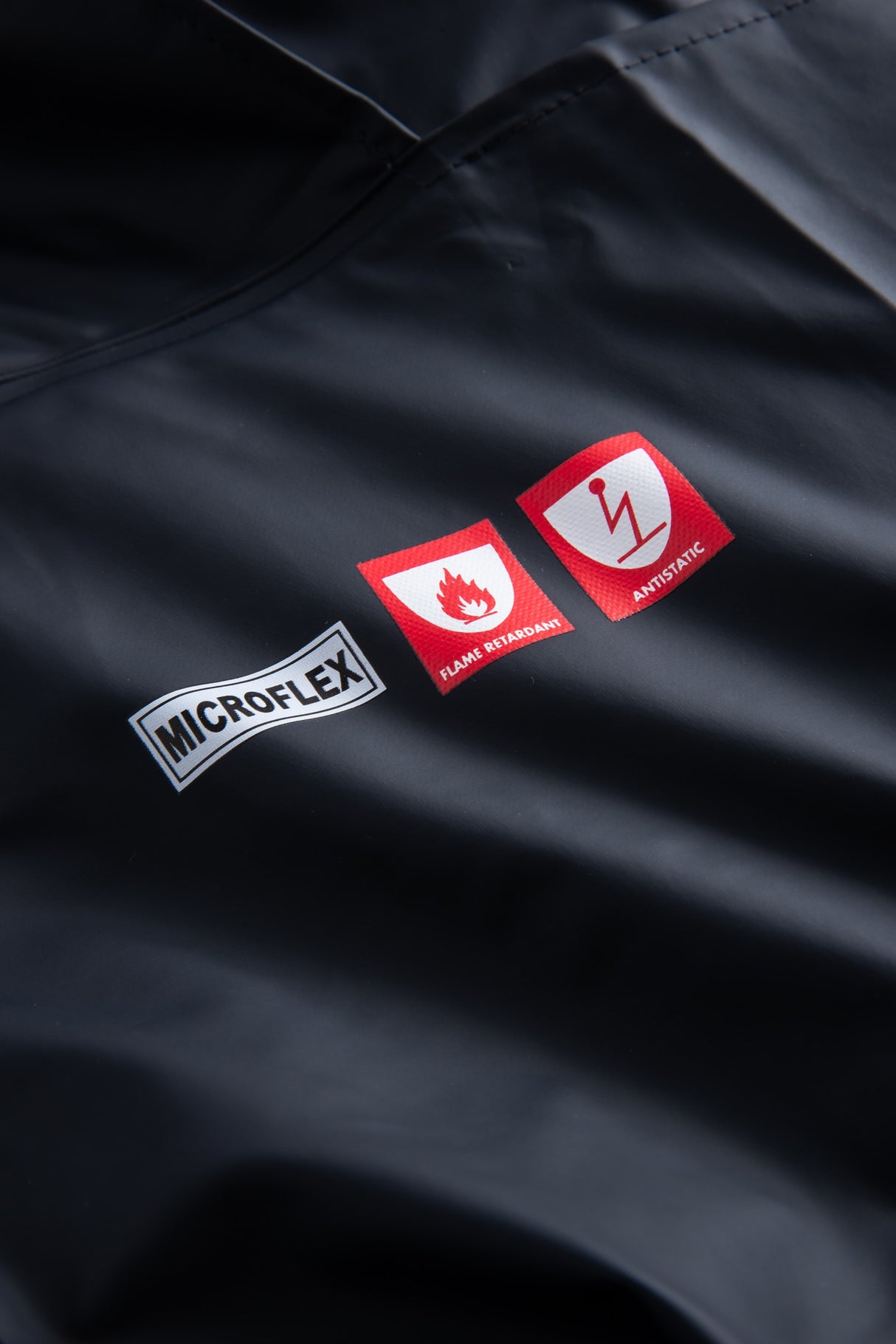 Brandhæmmende regnoveralls i PU kvalitet - Navy