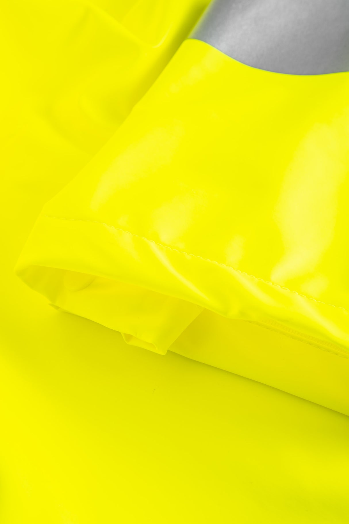 Brandhæmmende Hi-Vis regnbukser i PU kvalitet - Saturn Gul