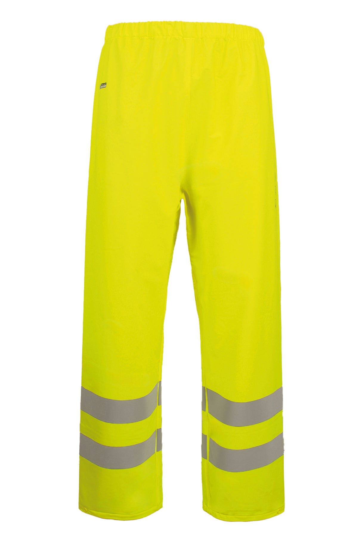 Brandhæmmende Hi-Vis regnbukser i PU kvalitet til kvinder - Saturn Gul