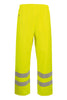 Brandhæmmende Hi-Vis regnbukser i PU kvalitet til kvinder - Saturn Gul