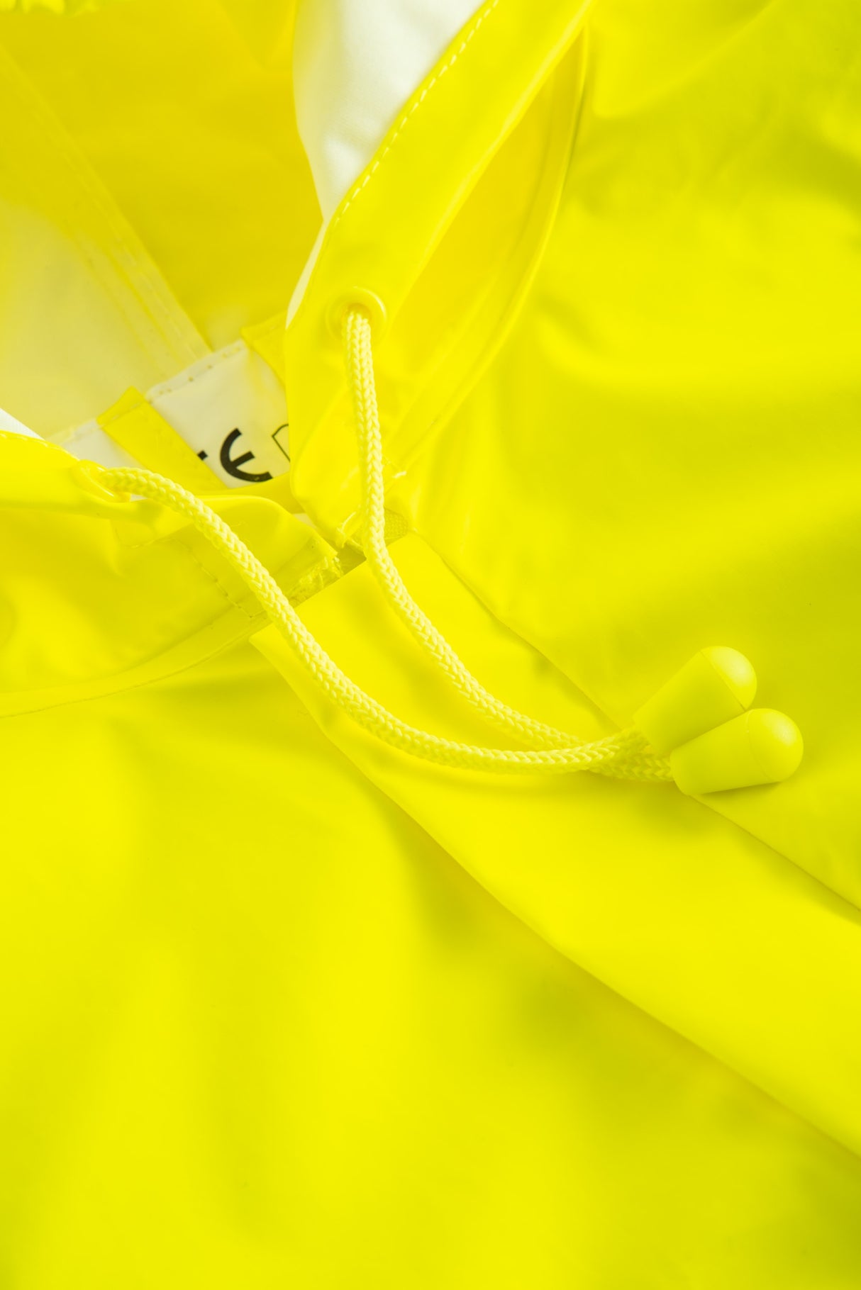 Brandhæmmende Hi-Vis regnjakke i PU kvalitet - Saturn Gul