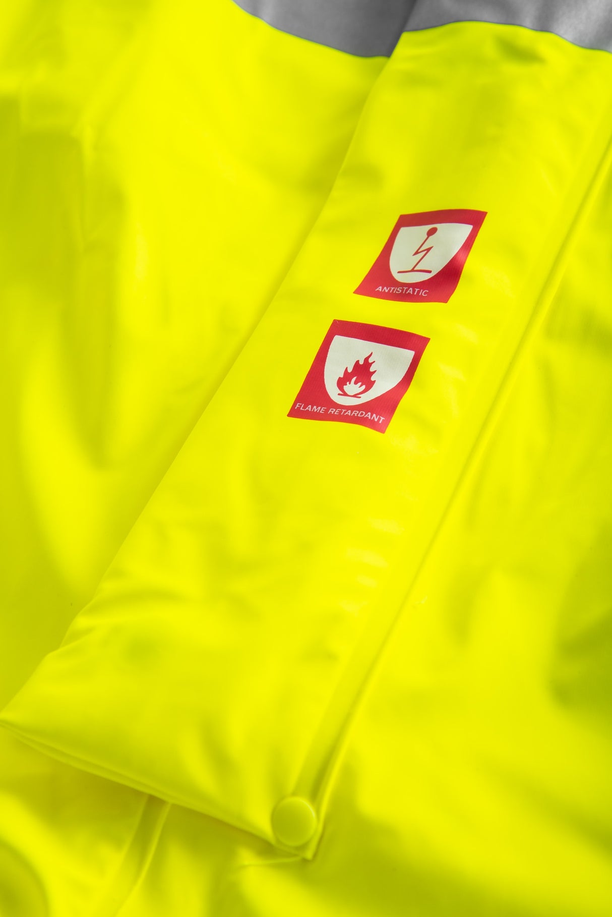 Brandhæmmende Hi-Vis regndragt i PU kvalitet - Saturn Gul