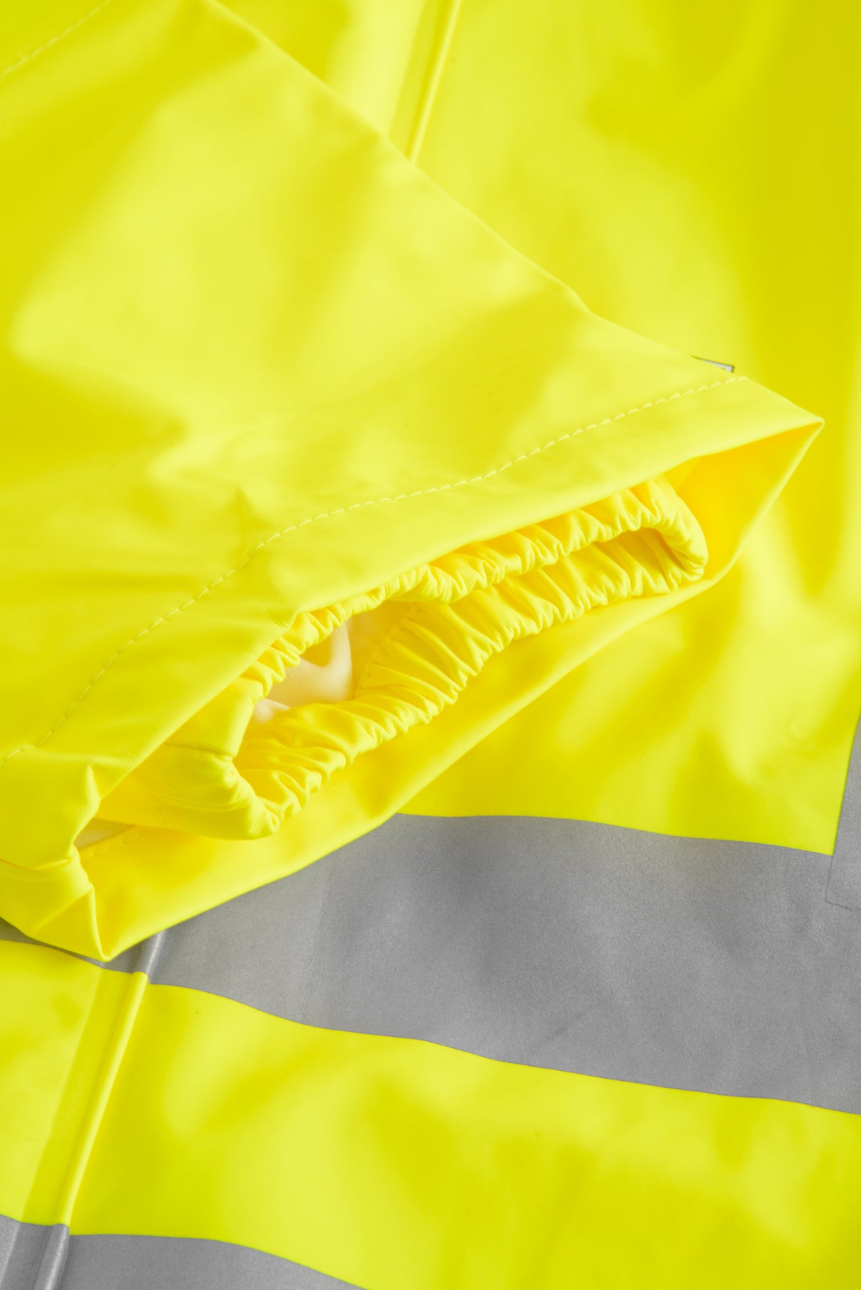 Brandhæmmende Hi-Vis regndragt i PU kvalitet med RWS-reflekser - Saturn Gul
