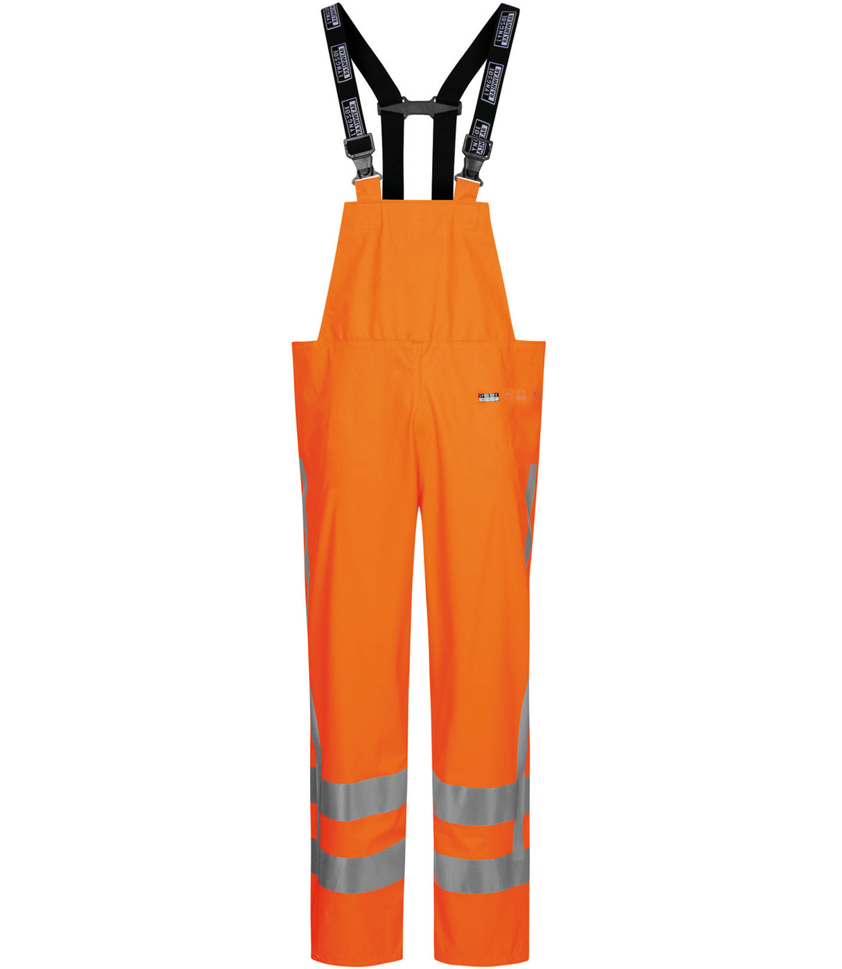 Brandhæmmende Hi-Vis regnoveralls i PU kvalitet med RWS-reflekser - Hi-Vis Orange