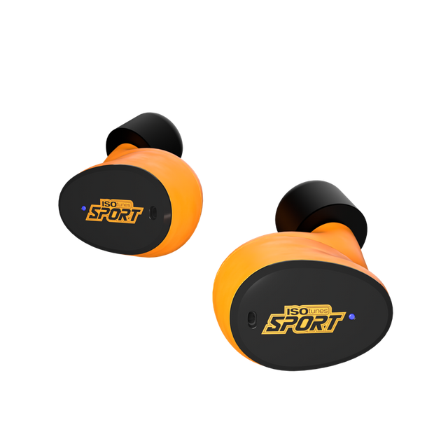 ISOTunes høreværn - FREE Sport Caliber - Orange EN352