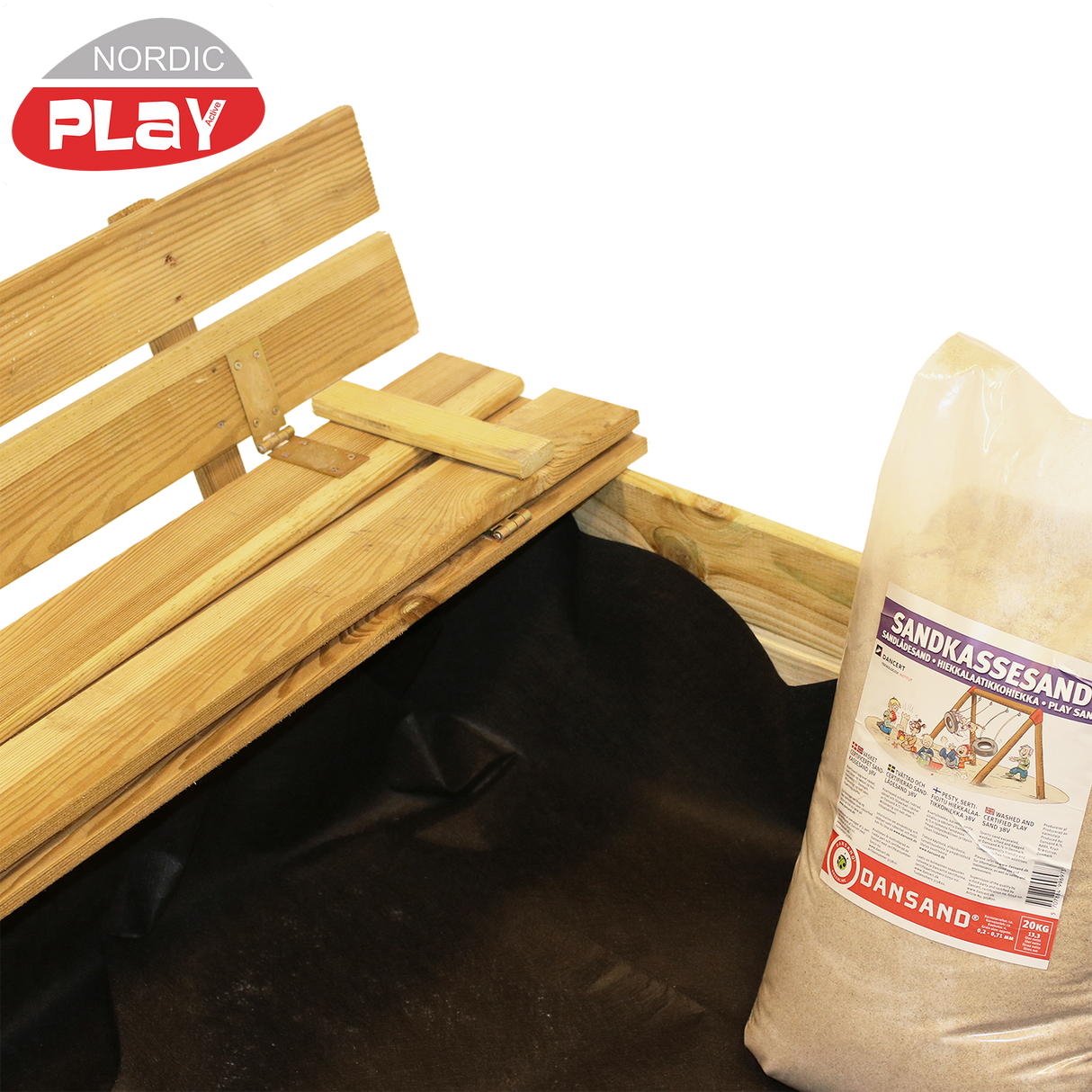 Sandkassedug 170x170 cm