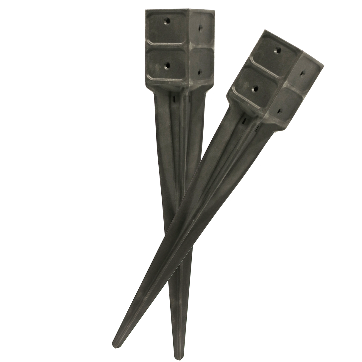 Stolpespyd plast 101 x 101 mm L: 745 mm sort