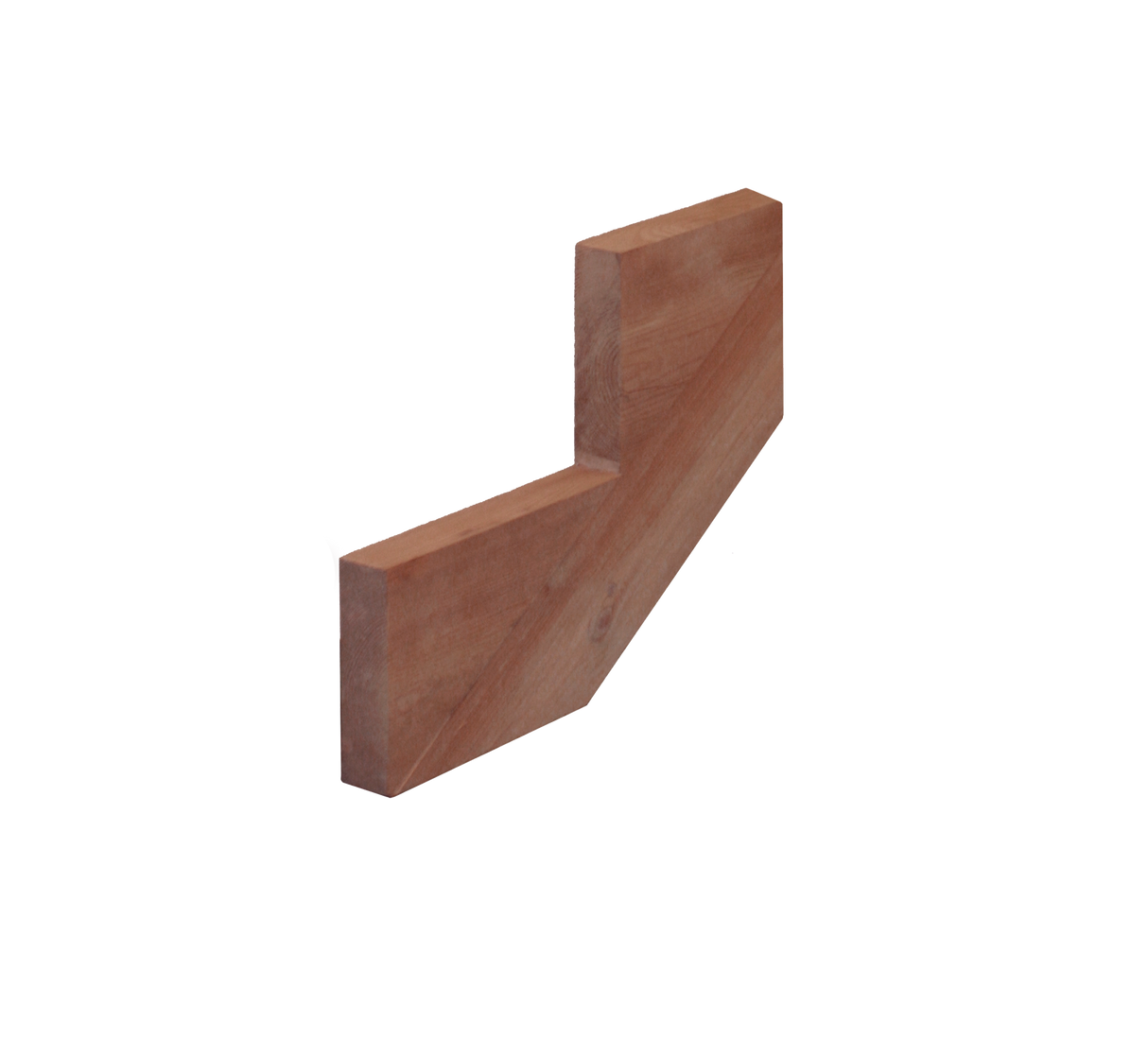 Trappevange 2-trin brunimprægneret