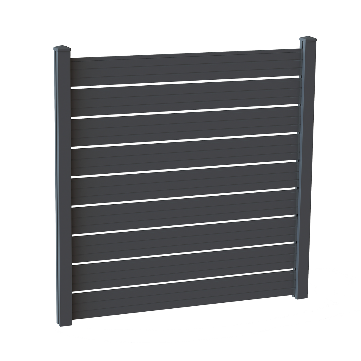 Aluminiumslameller for 100 x 100 cm hegn