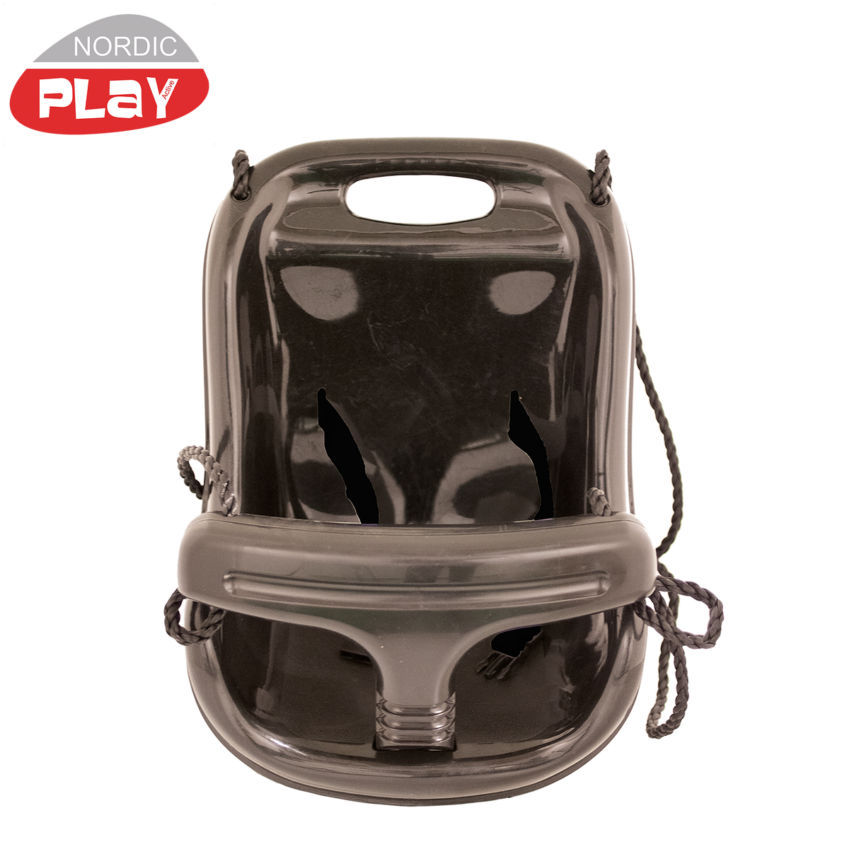 Babygynge med høj ryg - sort