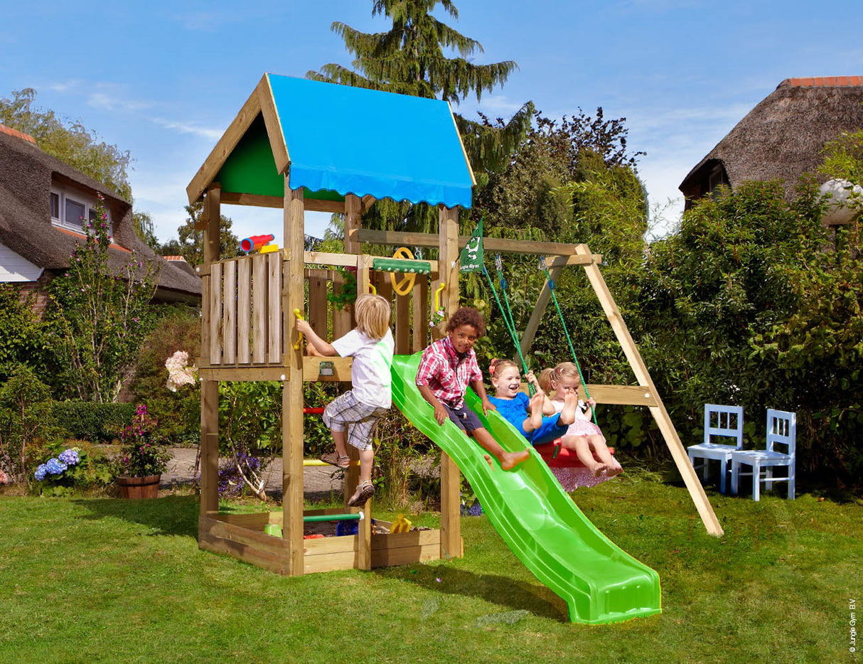 Legetårn Jungle Gym Home 2.1 m/2-Swing Module 220 ekskl. rutschebane