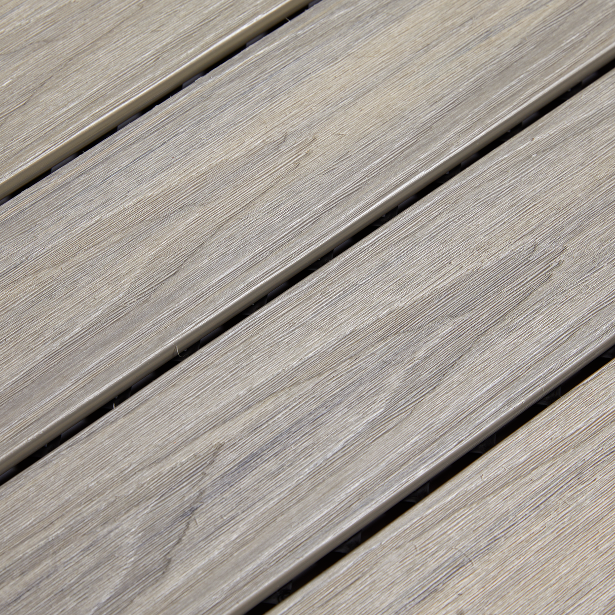 Terrasseflise komposit 30 x 30 cm 4-pak, drivhustømmer,