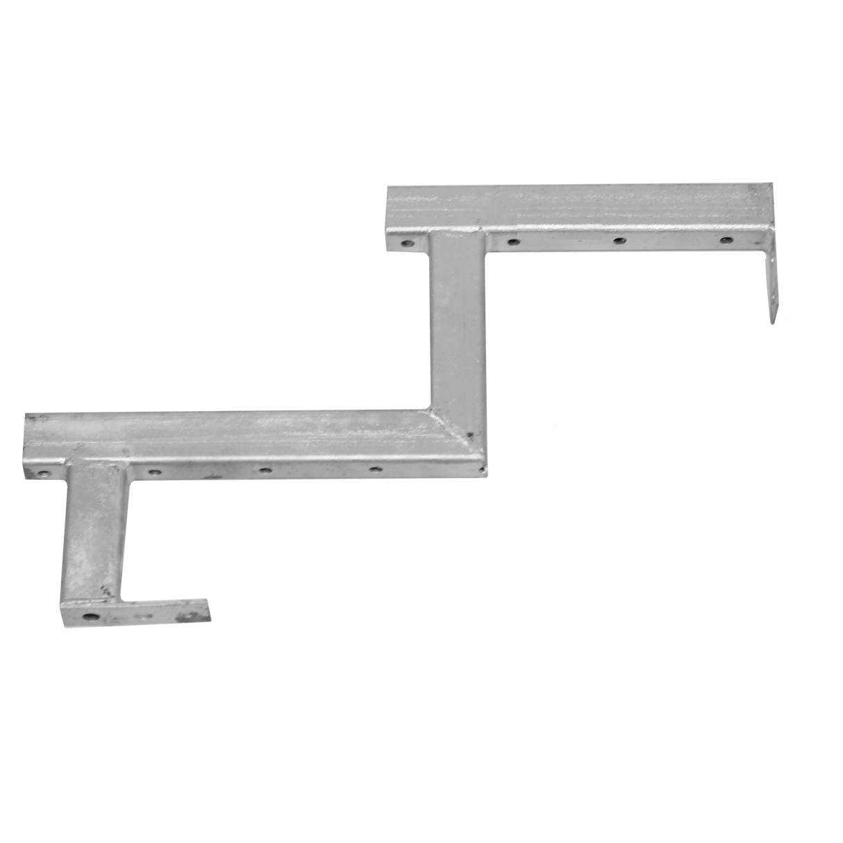 Galvaniseret trappevange 2-trin