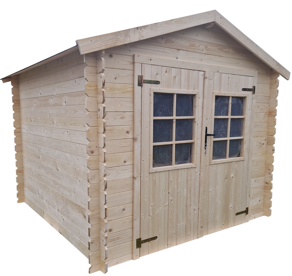 Redskabsrum model Møn ubehandlet ekskl. gulv og tagpap