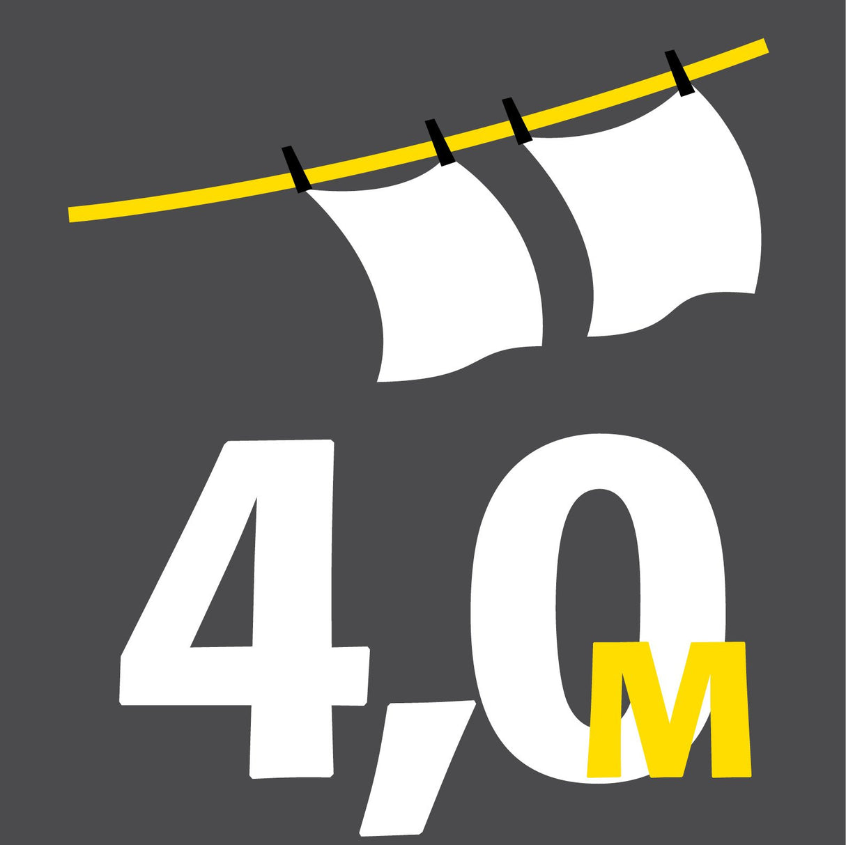 Tørrestativ Artweger by væghængt - ARTDRY 70 cm