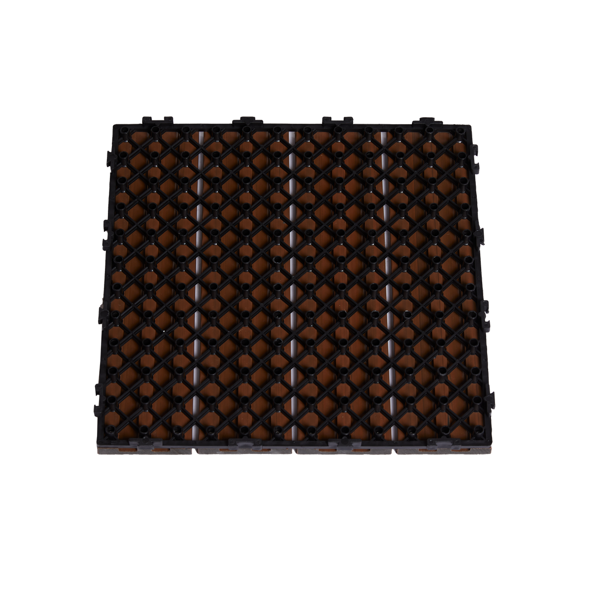 Terrasseflise komposit 30 x 30 cm 4-pak, teak