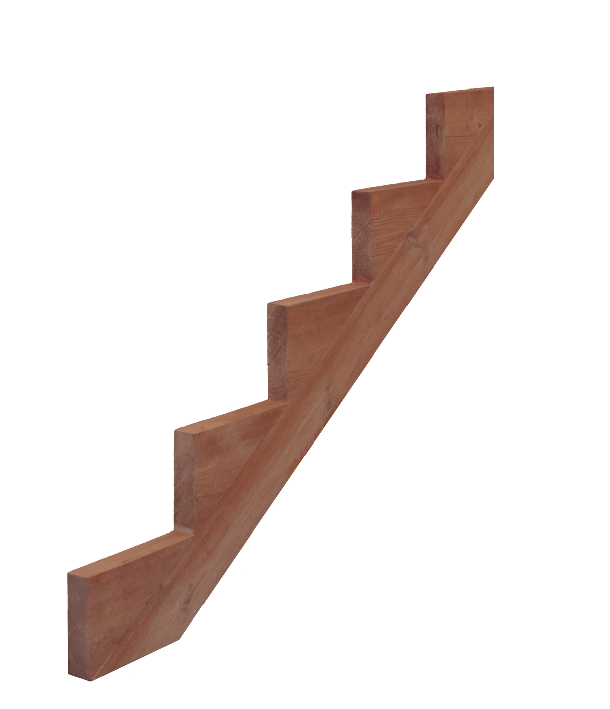 Trappevange 5-trin brunimprægneret