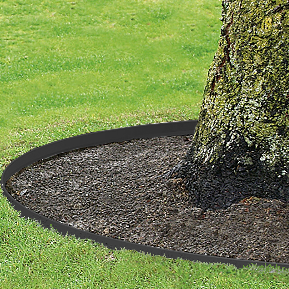 Metal bedafgrænser sort