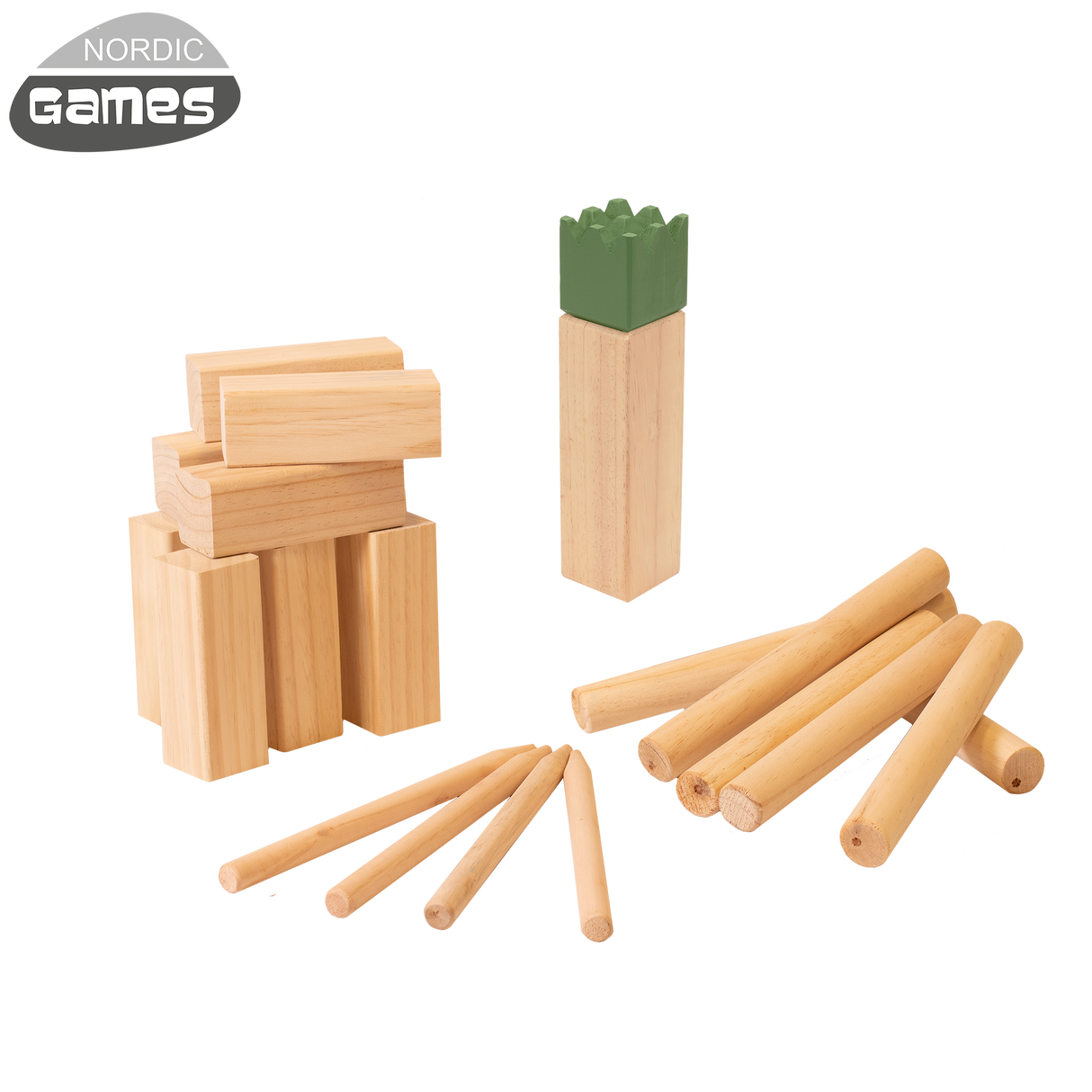 Kubb/vikingespil deluxe XXL NORDIC Games