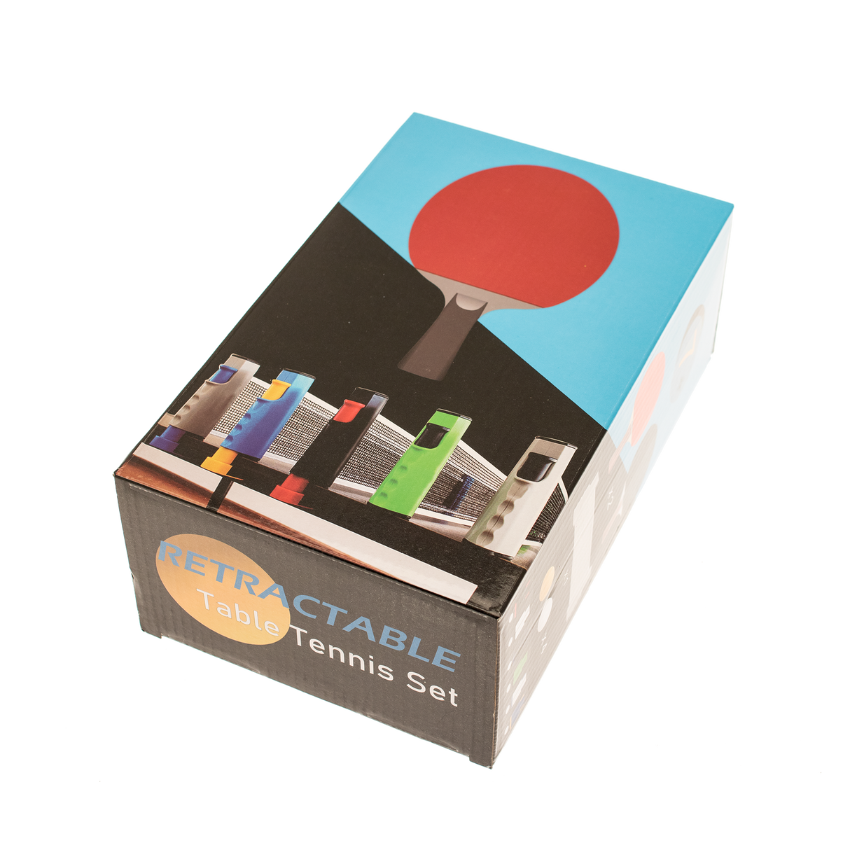 Bordtennissæt med justerbart net - 2 bat og 4 bolde NORDIC Games