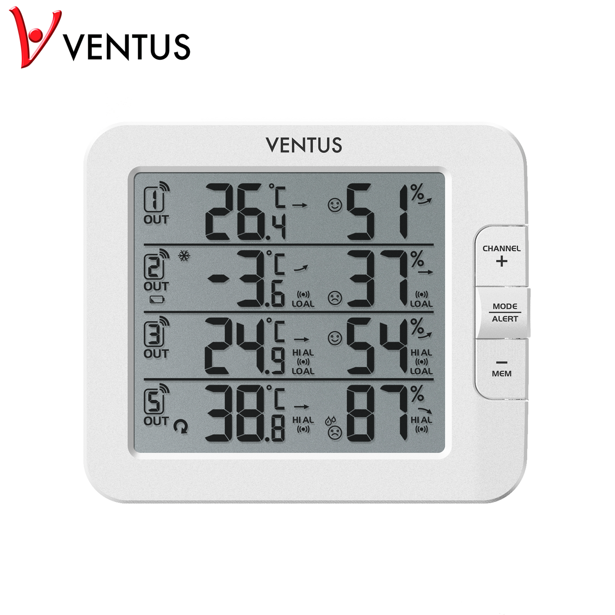 Vejrstation med 3 sensorer W210