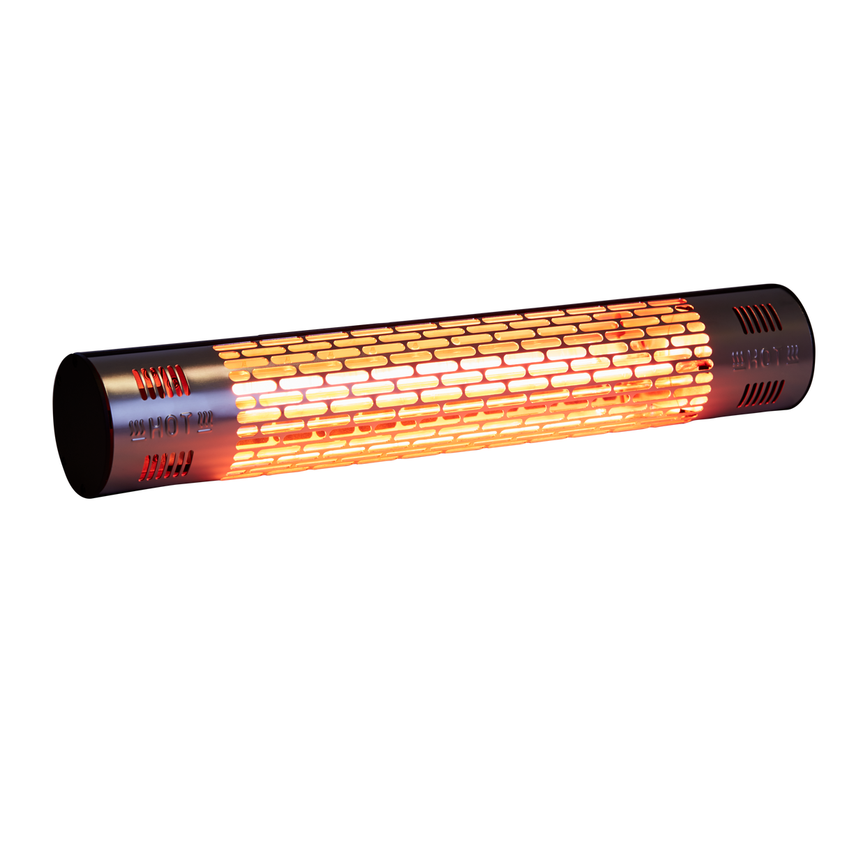 Terrassevarmer 1500W væghængt - sort