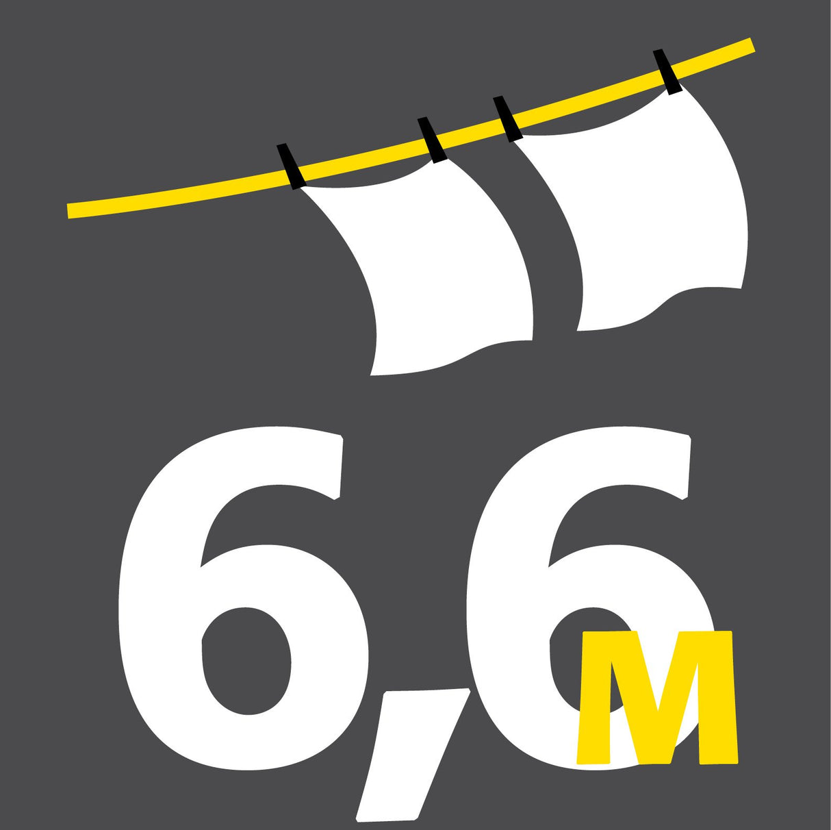 Tørrestativ Artweger by væghængt - 100 cm