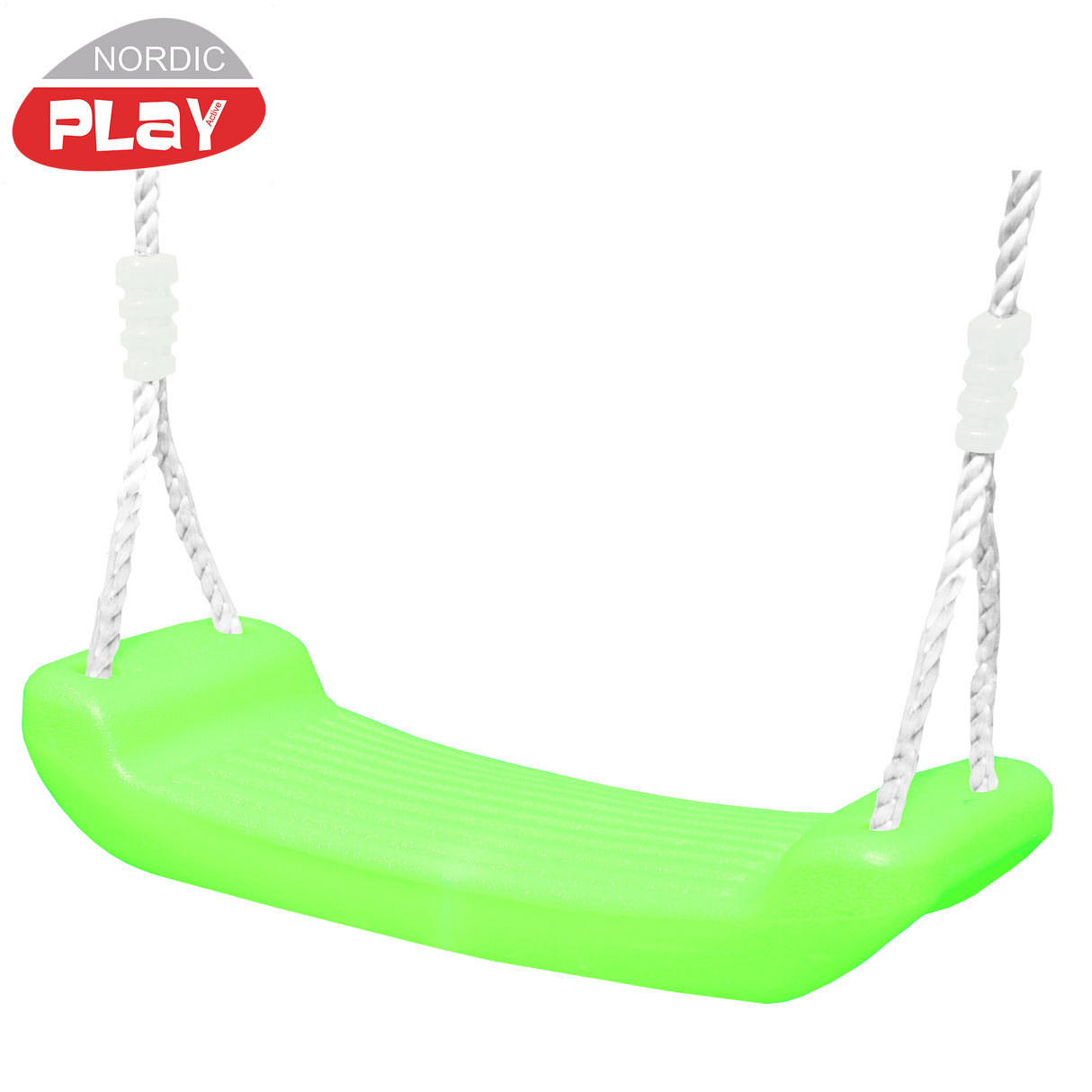 Gyngesæde med reb - lime
